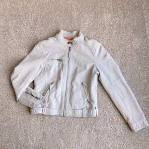 Faux leather jacket
